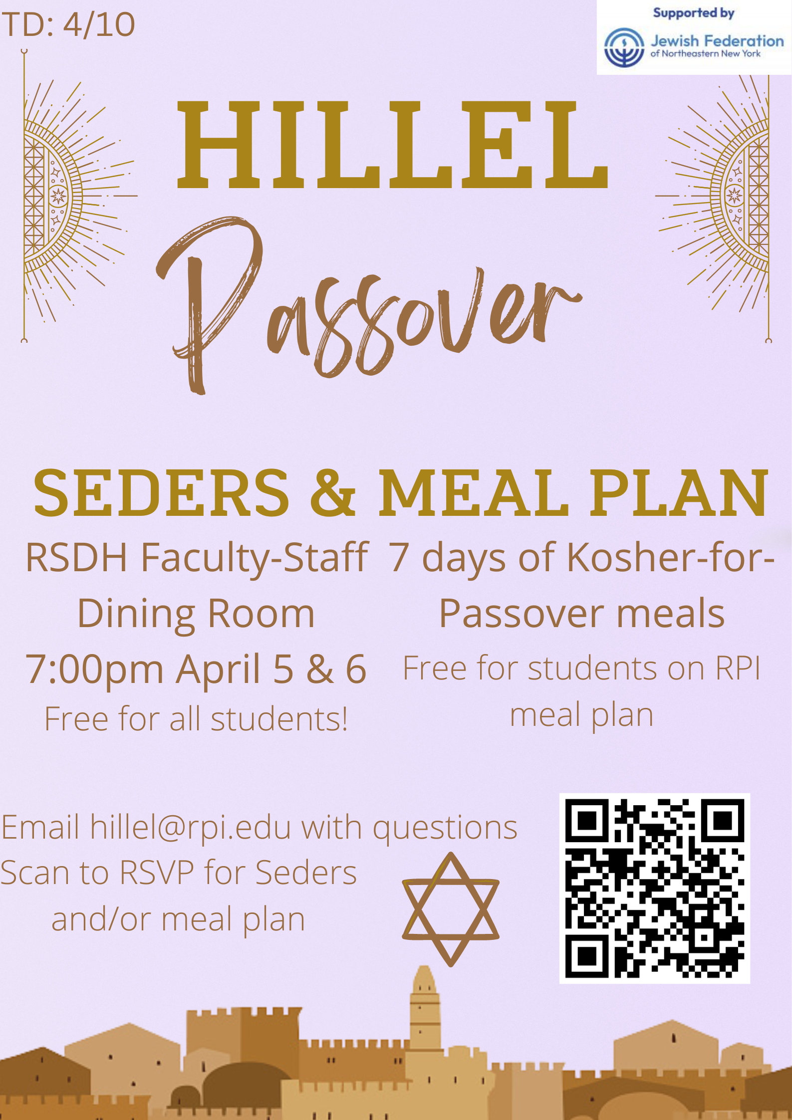 Passover 2023 Poster